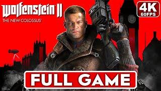 WOLFENSTEIN 2 THE NEW COLOSSUS Gameplay Walkthrough Part 1 FULL GAME [4K 60FPS PC] - No Commentary