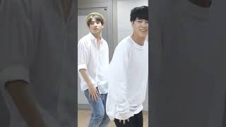 Jimin , jungkook “coming of age ceremony” dance practice .