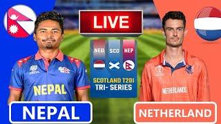 Live: Nepal vs Netherlands | 5th Match | Live Cricket Score & Commentary