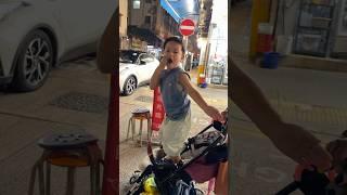 STROLLER FUNNY DANCE #shortvideo #shorts #dance #funny #aziel #cute #cutebaby ️️