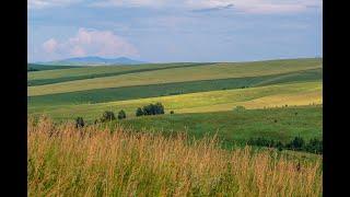 Село Бочкари Алтайский край . Гора Бабырган. Летние выходные.