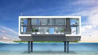 ARKUP Floating House Self-elevating System