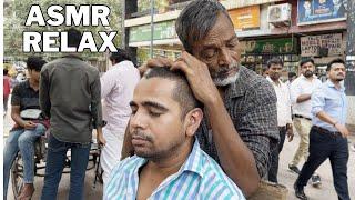 The cosmic massage  | Old Man Amazing Head massage | Indian ASMR | Only $1.20 |