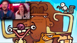 Настоящая версия Ледниковый период | The Ultimate Ice Age Recap Cartoon | РЕАКЦИЯ на Cas van de Pol