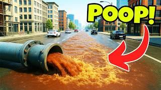 City Skylines but 100% POLLUTED?! (SEWAGE WATERS)