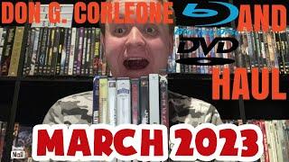 Don G. Corleone Blu Ray and DVD Haul-March 2023