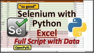 Python Excel | Selenium Python Excel | Python For Excel | Python And Excel -Python Excel Data-Python