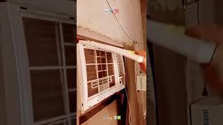 daikin window ac installation#ac wale bhaiya@rishi #subscribe for more videos and like and comment