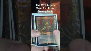 Foil MTG Legacy Mono Red Moon Stompy Deck! (With sb guide)