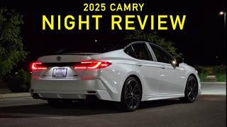 How's the Lighting?? -- 2025 Toyota Camry XSE at Night! (Headlights, Exterior & Interior)