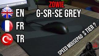 Zowie G-SR-SE GRIS Mousepad Review on CS2 / Valorant [FR/TR/EN]