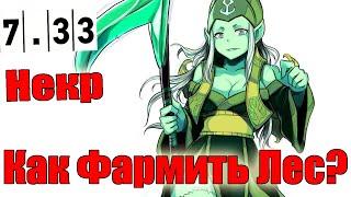 ДоТа 2 как фармить лес Некрофос патч 7.33 в игре