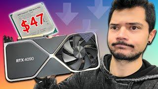 Pairing an RTX 4090 with a $47 CPU made me cry