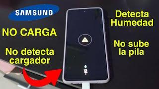 NO PUEDO CARGAR MI SAMSUNG ERROR HUMEDAD SOLUCION