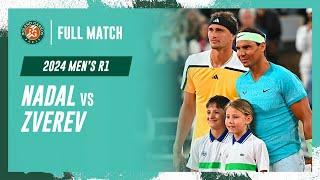 Zverev vs Nadal 2024 Men's round 1 Full Match | Roland-Garros