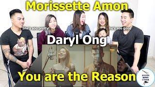 You Are The Reason - Cover by Daryl Ong & Morissette Amon | Reaction - Australian Asians