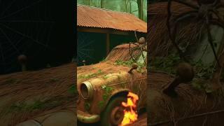Abandoned Car | Nature Exploration  #viral #ai #shorts #trending