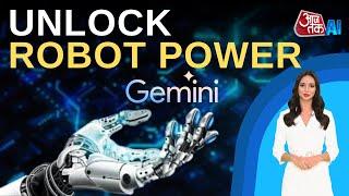 Gemini Robotics: AI Enables Robots to Perform Physical Tasks | AajTak AI | AI Anchor Sana