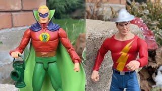 Retro Dc Comics JSA Green Lantern & The Flash action figures quick look