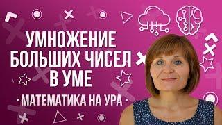 Умножение больших чисел в уме | Математика на ура! | Как Научиться Считать ?