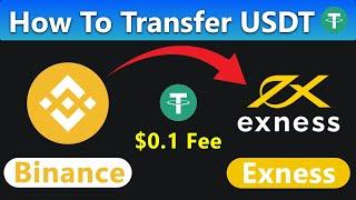 exness deposit from binance || how to Transfer usdt from binance to Exness