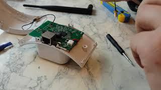 установка антенны на вай-фай репитер wr01 / Installing antenna on wr01 wi-fi- repeater