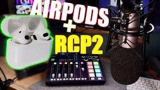 RØDECaster Pro II + AIRPODS for online calls: 2 tricks to make it WORK!