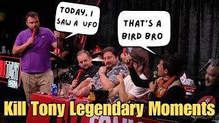 Kill Tony Legendary Moments  (July 2024) - Man Brings Alleged UFO Footage, Fearless Trans Comedian