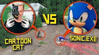 URGENT! SONIC.EXE vs CARTOON CAT BRUNO caught us **Series 3 SONIC.EXE**