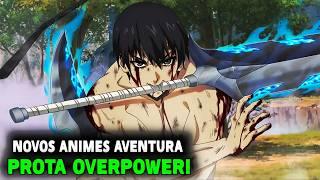 TOP 10 MELHORES Animes De AVENTURA FANTASIA Onde o Protagonista é OVERPOWER! ( NOVOS ANIMES 2024 )