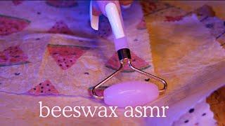 ASMR Beeswax Wraps Tapping & Scratching For Sleep  No Talking