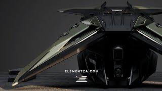 Hard Surface 3D Modeling In Maya / Drone Concept Design Timelapse