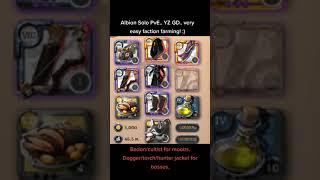 Builds for FARM Solo | Albion Online #shorts