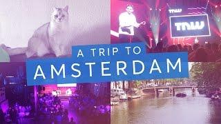 To Amsterdam for TNW tech conference - Travel vlog | CharliMarieTV