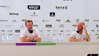 Halle Doubles champions 2025 press conference in English