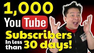 How To Get 1,000 Youtube Subscribers in Less Than A Month (Tagalog / English )