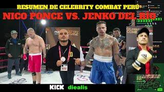 NICO PONCE VS. JENKO DEL RÍO en Celebrity Combat Perú RESUMEN  
