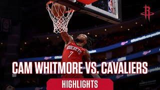 Cam Whitmore (16 points) Highlights vs. Cleveland Cavaliers l Houston Rockets