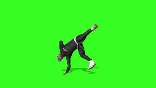 BOY Breakdancing GREEN SCREEN FOR CHROMAKEY  Грин скрин   футажи на зелёном фоне