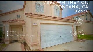 Fontana Property Management Company- 7892 Whitney Ct, Fontana, CA 92336