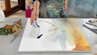 DIY Natural Tools - Mistakes in abstract intuitive painting? How to become a creative master!