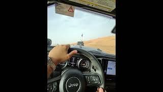 Jeep desert adventure in Dubai #jeep #jeepwranglerjlu #jeep392 #jeeplifestyle