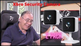 Xbro Security Camera 2 Pack Unboxing and setup