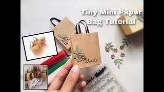 Tutorial: Tiny Mini Paper Bag