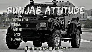 Punjab Attitude | [ Best Slowed and Reverb Songs ] | Top Attitude Songs