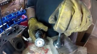 Cleaning Grime From Valves with Steel brush Brush and Air Tool Part 2