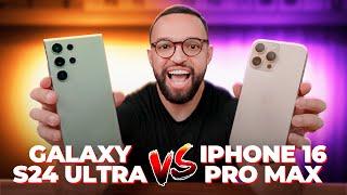 iPhone 16 Pro Max vs Galaxy S24 Ultra | Qual é o MELHOR dos melhores?