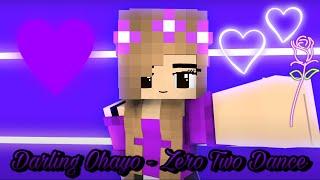 Darling Ohayo - Zero Two Dance - Minecraft Animation ︎ఌ #shorts