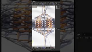 C4D 3D knitting simulation | C4D简单粗暴的绳索解算