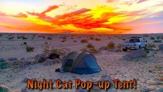 Solo Desert Tent Camping! #camping